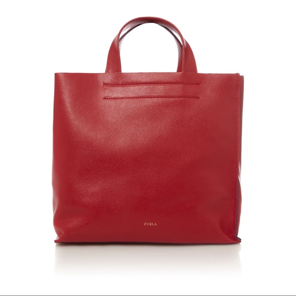 Furla Handbags - Furla Women’s Tote Bag Red Leather
